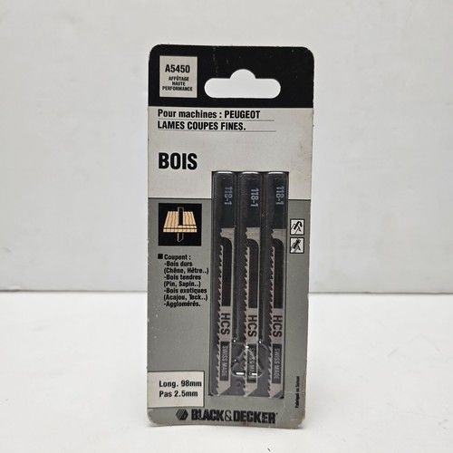 BLACK & DECKER HCS JIGSAW BLADES FOR WOOD 98MM X 2.5MM (A5450)