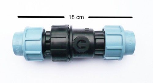 Unidelta Non Return Valve. Single Union Spring Check Valve. MDPE  Fittings