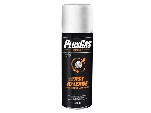 Plus Gas 801A Releasing Fluid Aerosol 200ML Dismantle Lubricant Corrosion Rust