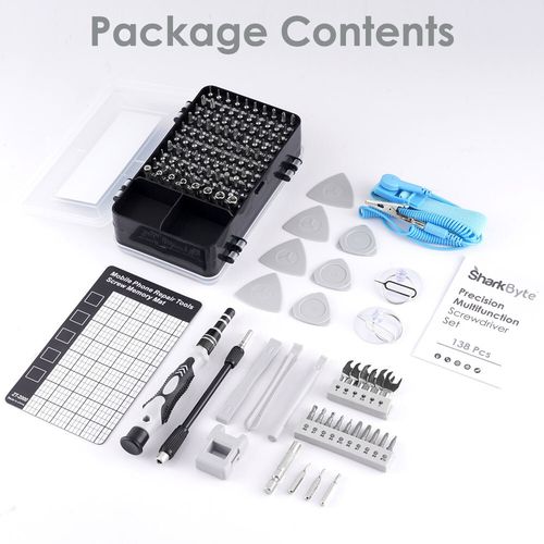 139 Pc Precision Magnetic Screwdriver Set Electronics PC Mobile Repair Tool Kit — image 7
