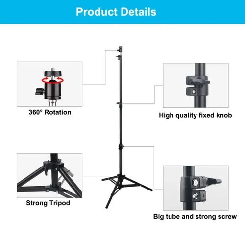 110cm Universal Projector Tripod Stand Portable Mount Adjustable Bracket — image 2