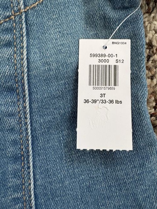 NWT Old Navy Jean Jacket Toddler Size 3T Medium Wash — image 5