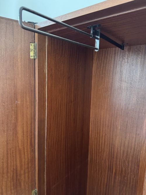 Original 1930s Art Deco Wardrobe In Excellent Condition — image 5