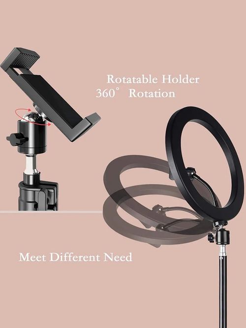26cm LED Ring Light with Stand – Photo Video Shooting Light — image 4