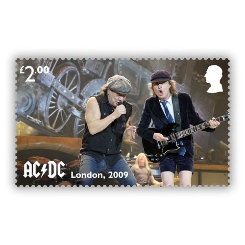 AC/DC Stamps Presentation Pack from Royal Mail  — image 13
