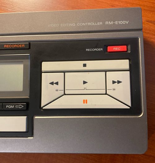 Vintage 1980s Retro SONY VIDEO EDITING CONTROLLER Table Top Model No: RM-E100V — image 7