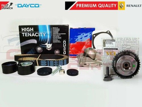 RENAULT CLIO SPORT 2.0 197 200 CAMSHAFT DEPHASER PULLEY TIMING BELT WATER PUMP