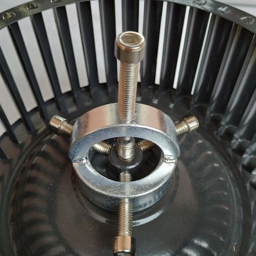 Steel Range Hood Fan Puller Durable Wind Wheel Removal Hand Tool Silver Metal — image 1