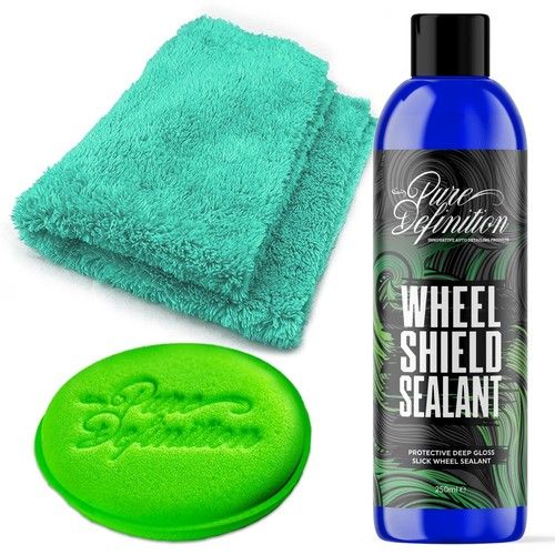 Wheel Shield Sealant Car Alloy Rim Wax High Gloss Polish Coating Pure Definition