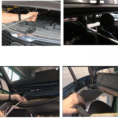 10PCS PDR Car Dent Puller Stainless Steel Rod Paintless Repair Hail Removal Tool — image 4