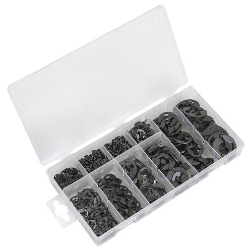 Sealey E-Clip Retainer Assortment 800pc Imperial - Part No. AB013ER
