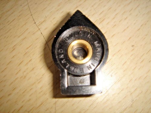 NOS Vintage Bulgin K435 black Bakelite knobs - 1/4" shaft  grubscrew type — image 3