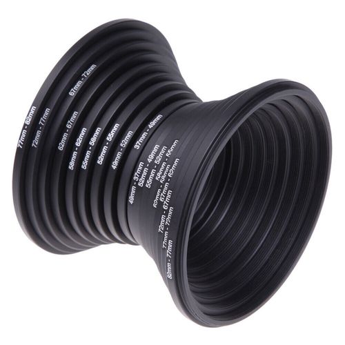18pcs 37-82mm Step Up & Step Down Filter Adapter Ring Set For DSLR Camera Lens — image 4
