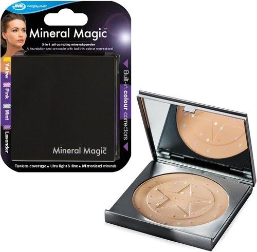 JML Mineral Magic 3-in-1 Powder Makeup: Covers, Conceals and Corrects Skin Tone