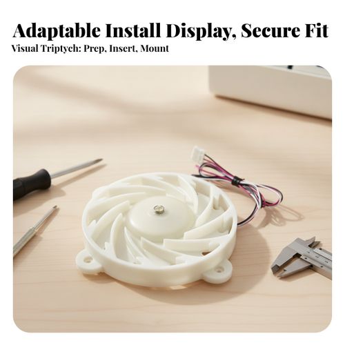 Refrigerator Evaporator Fan Motor 12V DC Replacement Part Long-Lasting — image 2