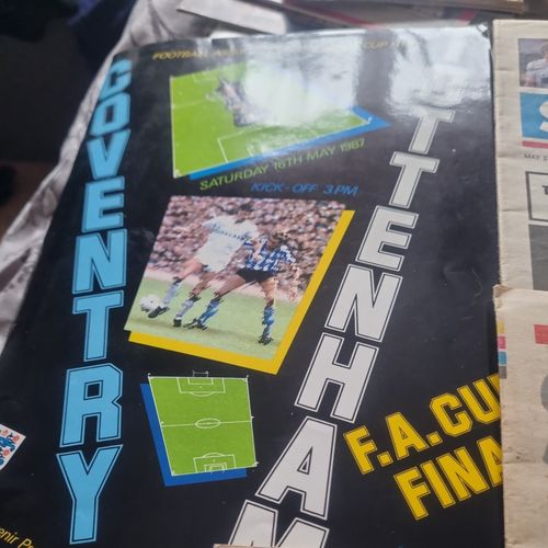FA CUP FINAL 16th May 1987 PROGRAMME - COVENTRY CITY V TOTTENHAM HOTSPUR - VGC — image 3
