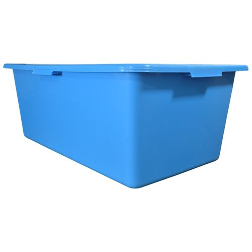 90L Dog Grooming Bath Tub + Drain Valve & Stand,Blue Heavy Duty Pet Wash Station — image 6