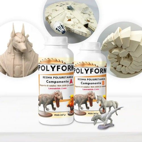 “POLYFORM” POLYURETHANE CASTING RESIN - Liquid Plastic Casting Resin Kit
