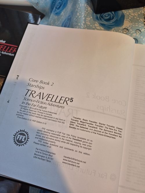 Far Future Enterp Sci-Fi RPG  Traveller - 5th Ed Core Rulebooks (Slipcase) — image 7