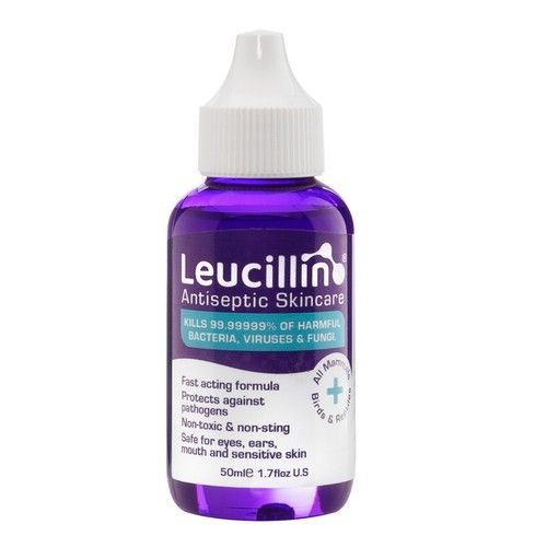 Leucillin Antiseptic Pet SkinCare Solution Spray Anti-Fungal Instant Germ Killer