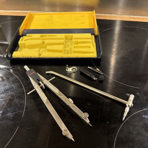 Vintage Rotring Masterbow Compass Extension Bar Technical Drawing Drafting case — image 10