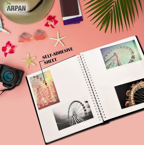 Large Self Adhesive Photo Albums Spiral Bound 20 Sheets 40 Sides Black - SM40BK — image 7