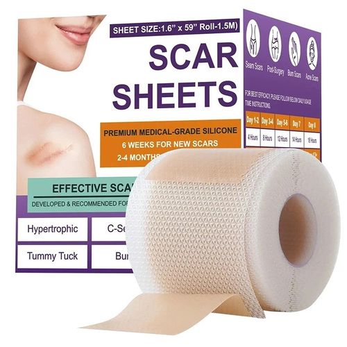Silicone Scar Sheet MEDICAL GRADE Scar Removal Silicone Tape Treatment
