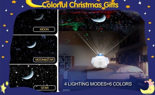 Galaxy Starry Night Light Projector Star Sky Room Lamp Thanksgiving Xmas Gift — image 6