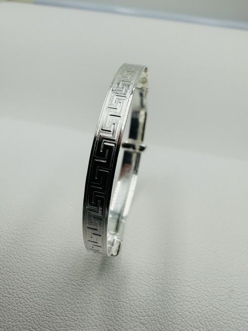 925 Sterling Silver Personalised Baby Christening Bangle  Gift Boxed - New — image 12
