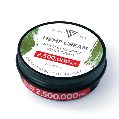 MAX STRENGTH Hemp Arnica Cream 2,500,000mg Joint Muscular Pain Relief 60g — image 1