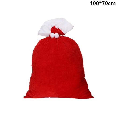 XXL Santa Sack Luxury Velvet Christmas Xmas Present Gift Bag 100x70cm Drawstring