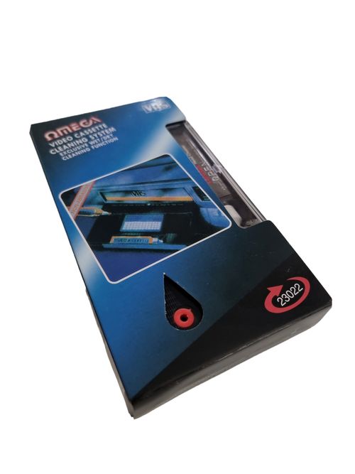 Omega 23022 VHS VCR Video Head Cleaner Cassette Recorder System Tape Wet Dry — image 5