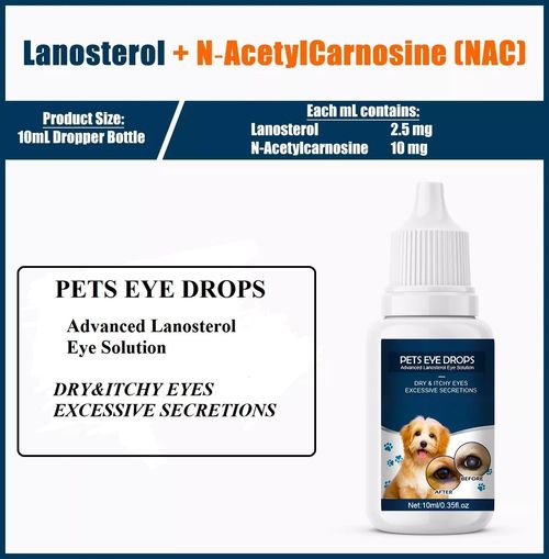 Pet Eye Drops Cataract Drops For Pet Eye Lubricant Drop Lanosterol Solution 10ml — image 14