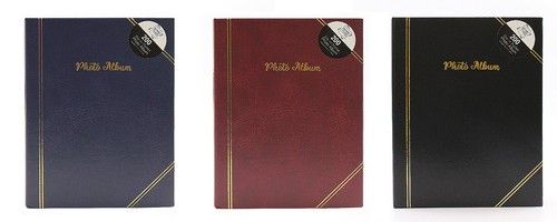 6"x4" Traditional Photo Album 100/200/300 Pockets Black Blue Red Album Memories
