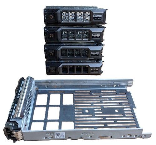 Dell KG1CH 3.5 HDD Hard Drive PowerEdge Caddy Tray 5-Pack R730 R750