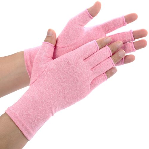 Gloves Arthritis Compression Fingerless Pain Relief Arthritic Hands Rheumatoid — image 1