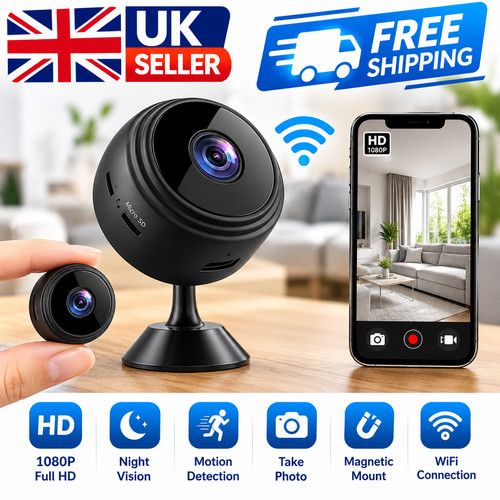 HD 1080P Mini Camera Home Wireless WiFi Security Smart Cam IR Night Vision DVR
