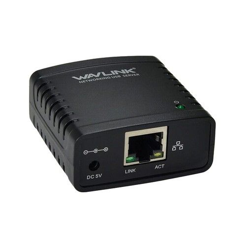 WL-NU78M41 Print Server Ethernet to USB 2.0 10/100Mbps Printer Adapter