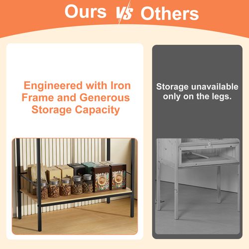 Hamster Cage Chewproof Tempered Glass Panel Habitats Openable Top Storage Shelf — image 14