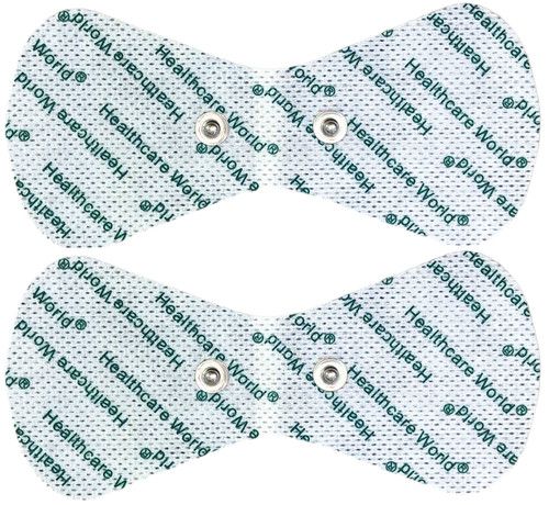 TENS Electrode Pads With 3.5mm Stud Butterfly Shaped - Pack of 2