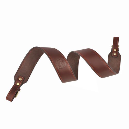 TOURBON Hunting Rifle Sling Adjustable Gun Leather Shoulder Strap Brown Shooting — image 14