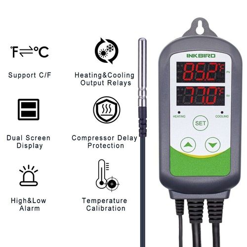 Inkbird Digital Temperature Controller 220V Thermostat 308 Home Brew Wine Making — image 17