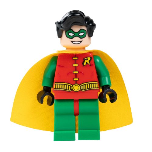 Lego Batman 2006 Robin Minifigure | Set 7783 (UV Printed) — image 4