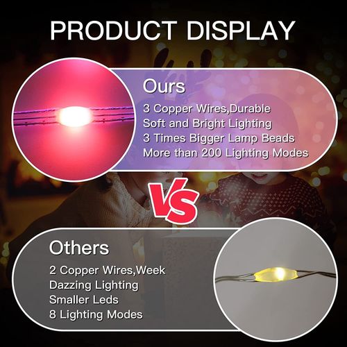Christmas Festive USB 10M Dream Chasing Flagpole Lights remote / app control — image 13
