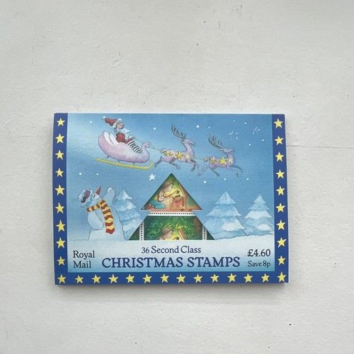 Royal Mail Christmas Stamps Booklet 13x 13p Decimal MNH Elizabeth II
