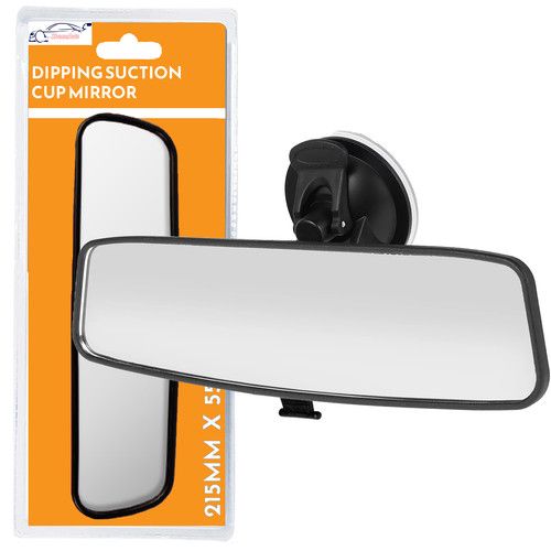 Xtremeauto Rear View Mirror Dipping Interior Wide Angle Suction Learner Car