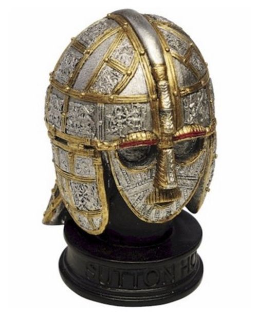 Sutton Hoo Saxon helmet miniature replica