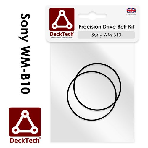 DeckTech™ Replacement Belt Kit for Sony Walkman WM-B10 WMB10 | Rubber Drive Belt — image 1