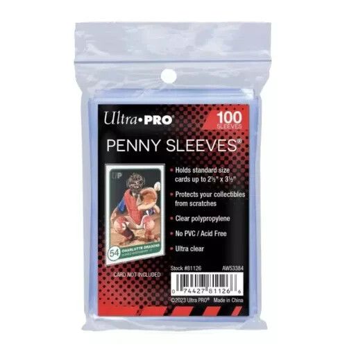 Ultra Pro 100  Standard Soft Penny Card Sleeves Pokemon & YuGiOh