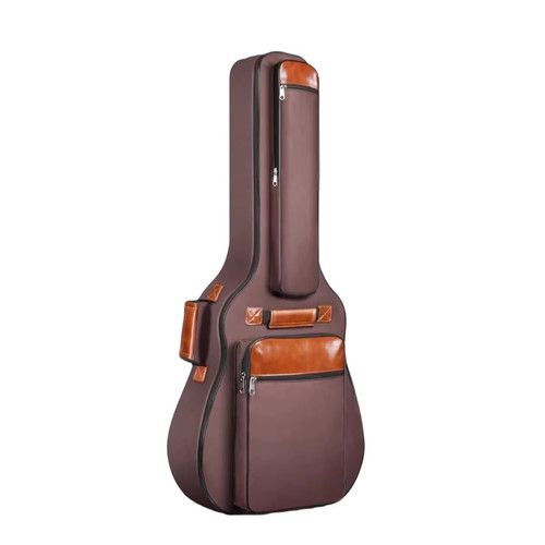 41 Inch Acoustic Guitar Bag Thick Waterproof Padded Case Oxford Gig Backpack UK